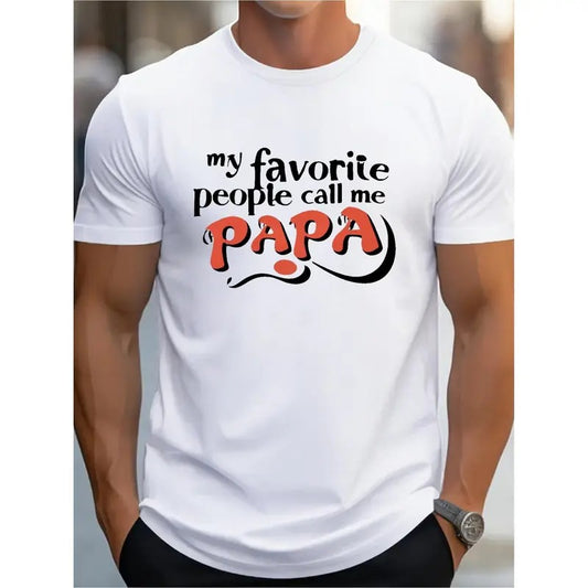 Stylish Dad Cotton Men's T-shirt comfortable fit breathable Made in USA
