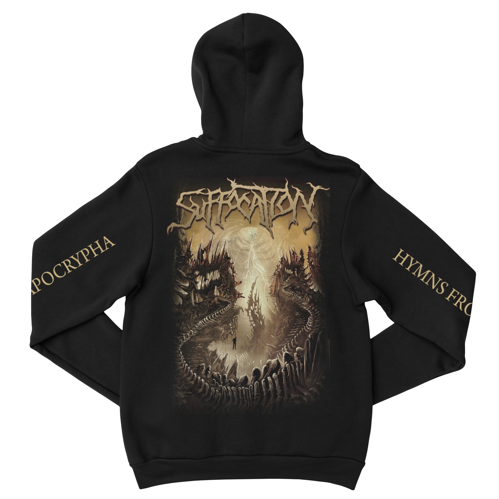 Suffocation - Hymns From The Apocrypha pullover hoodie T-Shirts, Sweatshirt | CoreVibeTees.com (Image 3)