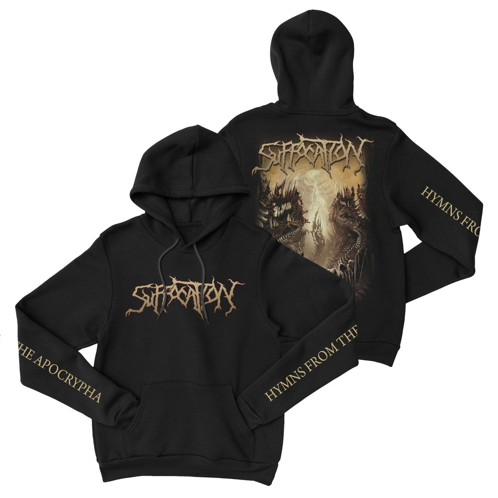 Suffocation - Hymns From The Apocrypha pullover hoodie T-Shirts, Sweatshirt | CoreVibeTees.com (Image 1)