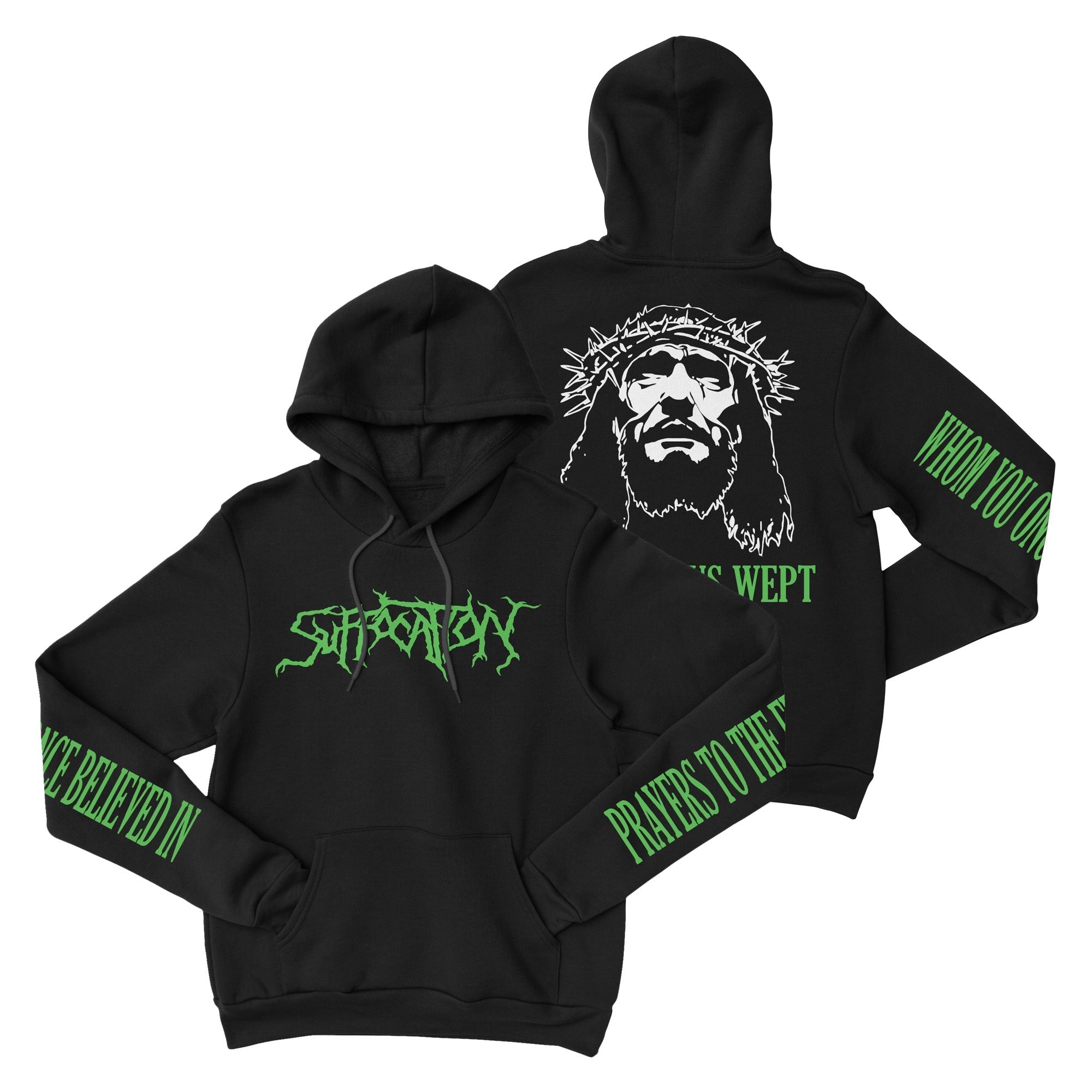 Suffocation - Jesus Wept pullover hoodie T-Shirts, Sweatshirt | CoreVibeTees.com (Image 1)