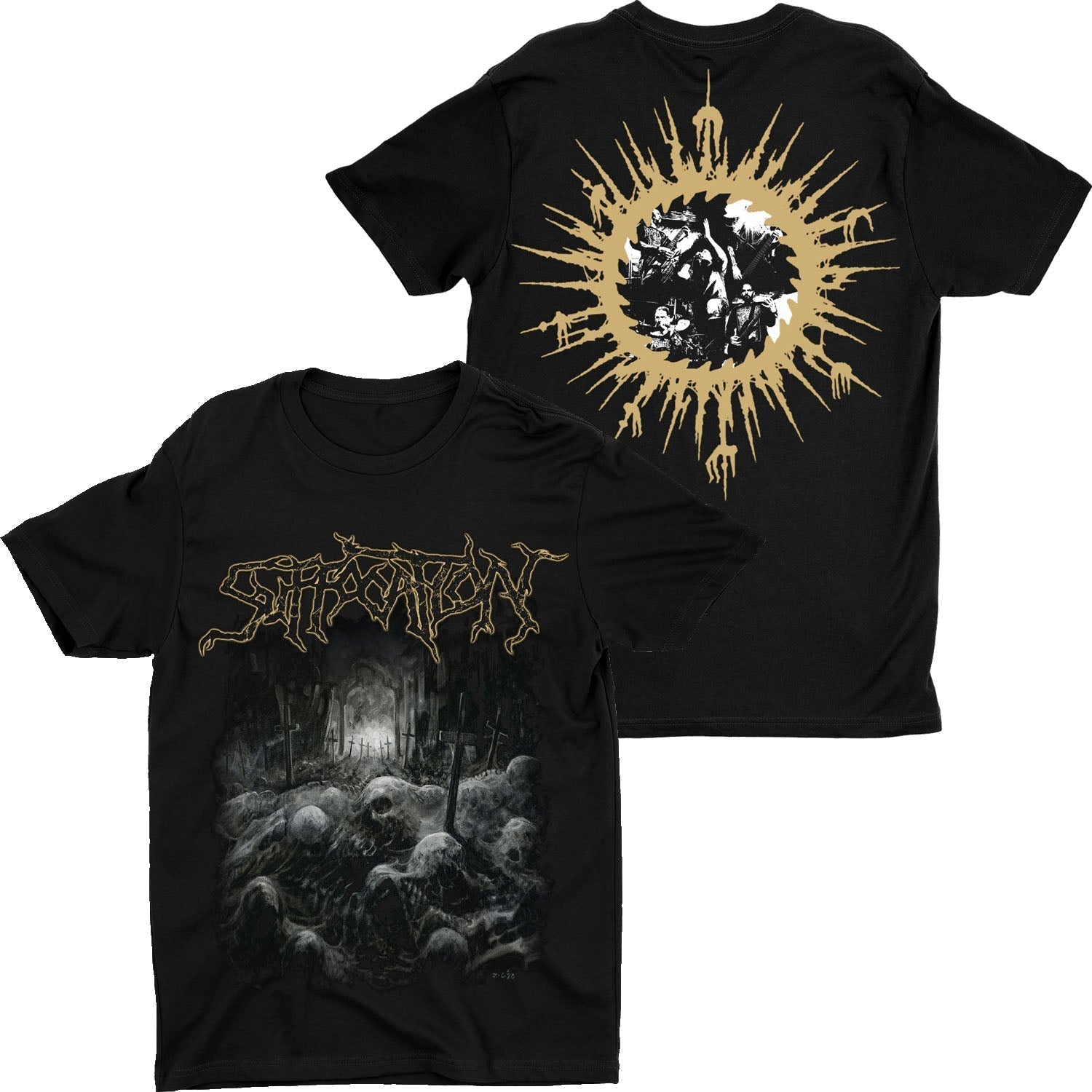 Suffocation - Graveyard t-shirt Hoodie, Sweatshirt | CoreVibeTees.com (Image 1)