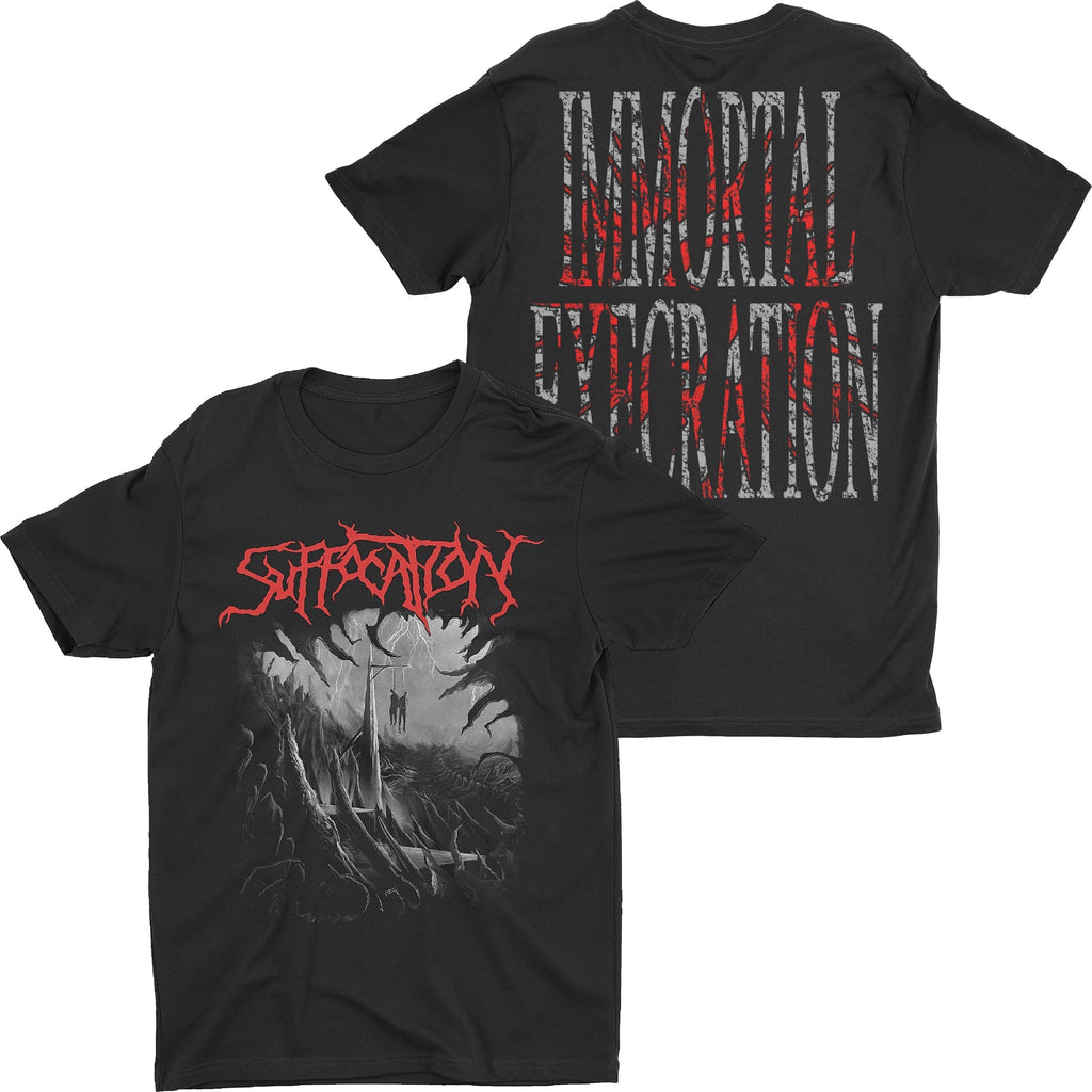 Suffocation - Immortal Execration t-shirt Hoodie, Sweatshirt | CoreVibeTees.com (Image 1)