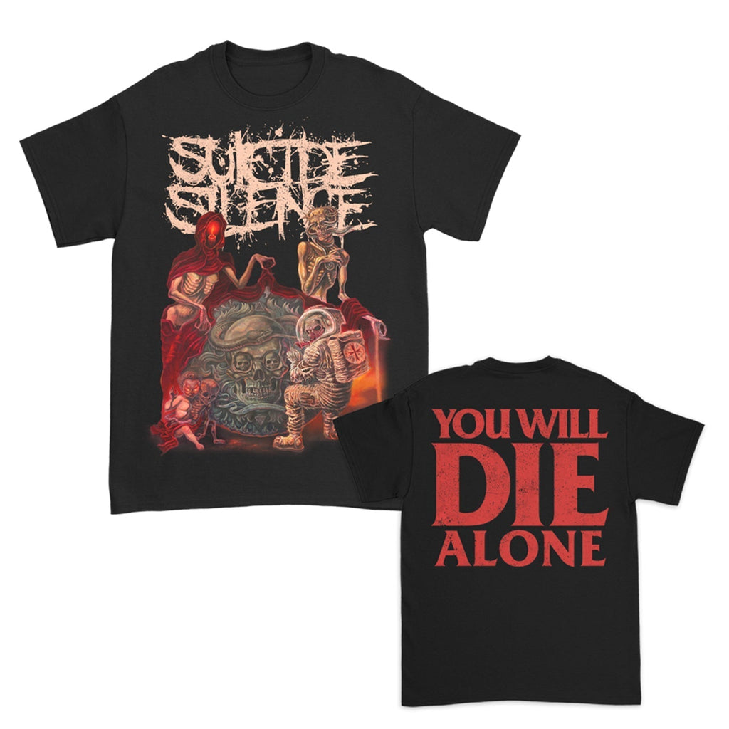 You Will Die Alone T-Shirt (Black) Hoodie, Sweatshirt | CoreVibeTees.com (Image 1)