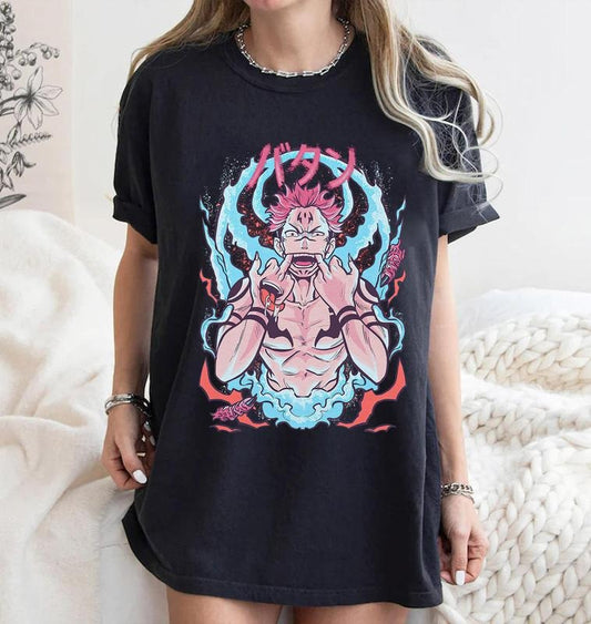 Sukuna JJK Shirt, Jujutsu Kaisen Shirt, Anime Sukuna Shirt, Jujutsu Anime Fan Gifts Shirt, Sukuna Japanese Anime Gift, Otaku Anime Manga Shirt Sweatshirt, Hoodie, Comfort Colors