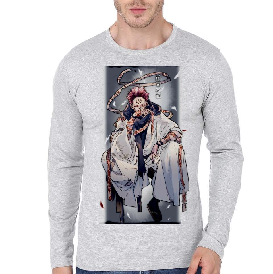 Sukuna Jujutsu Kaisen Full Sleeve T-Shirt Hoodie, Sweatshirt | CoreVibeTees.com