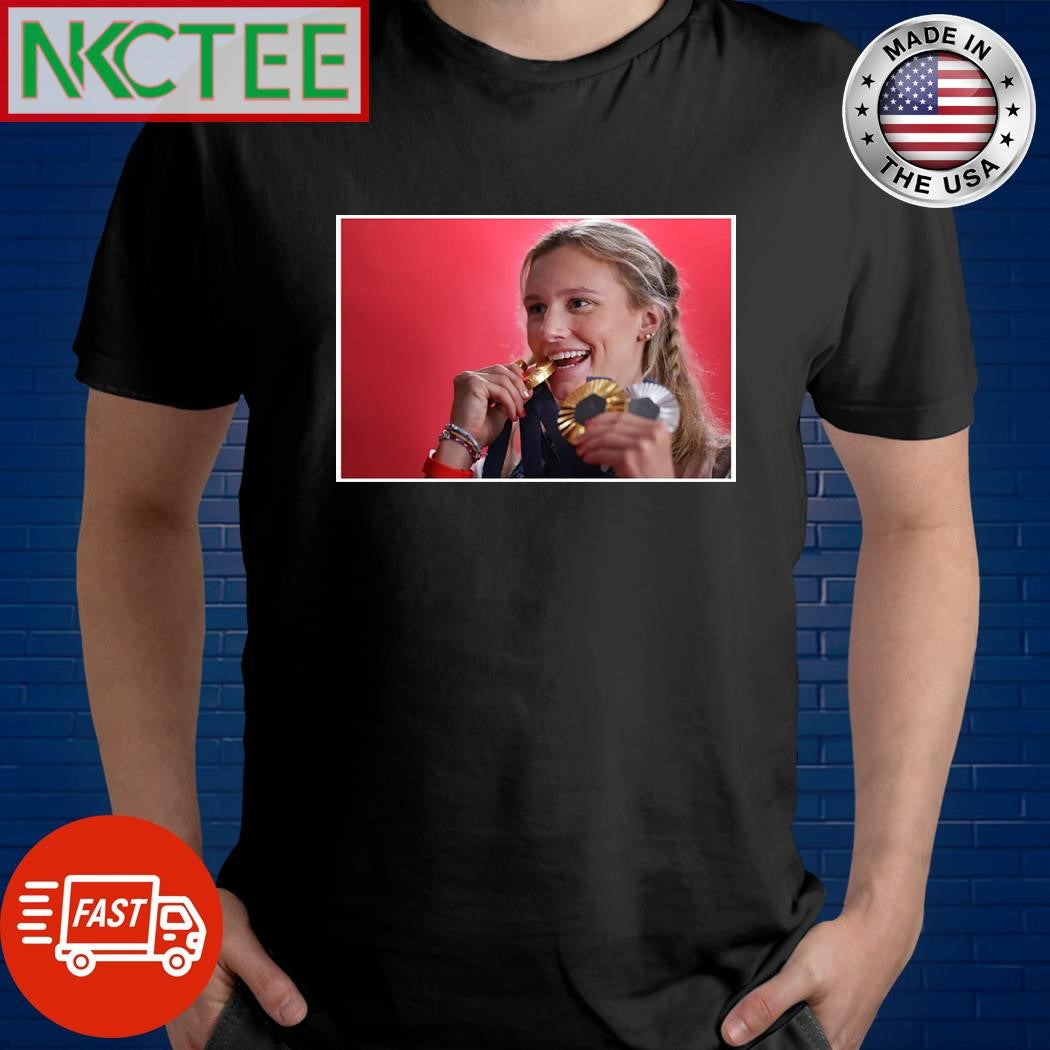 Summer McIntosh gold medals Olympic Paris 2024 shirt