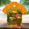 Summer Parrot It’s 5 O’clock Somewhere Beach Hawaiian Shirt
