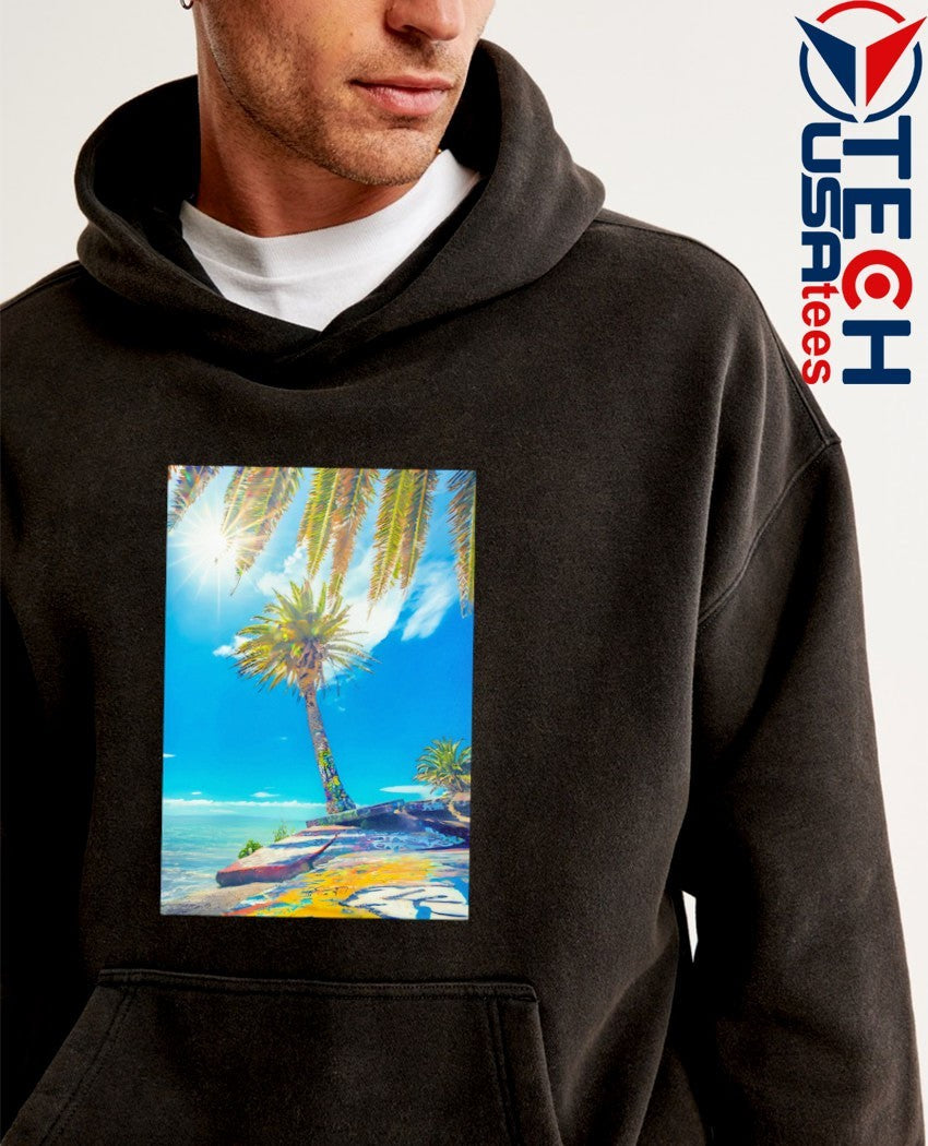 Sunken City palm tree shirt
