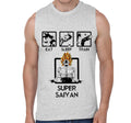 Super Saiyan Grey Vest T-Shirts, Hoodie, Sweatshirt | CoreVibeTees.com