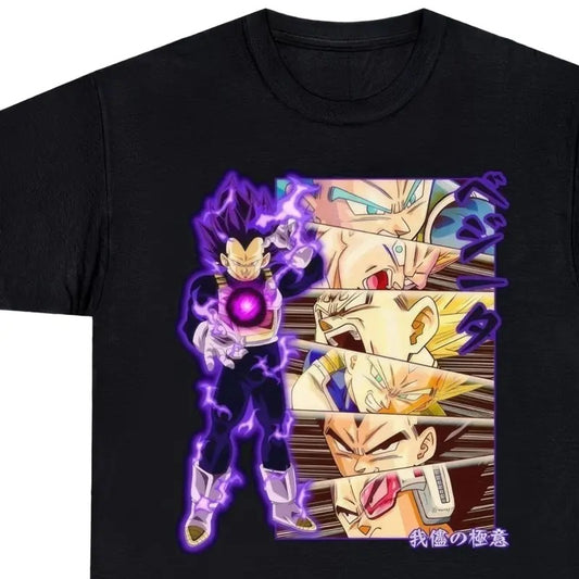 Super Saiyan Vegeta Dragon Ball Z T-Shirt 90s Anime Clothing for Manga and Japanese Fans Sweatshirt, Hoodie, Comfort Colors