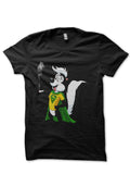 Super Skunk Black Half Sleeve T-Shirt Hoodie, Sweatshirt | CoreVibeTees.com