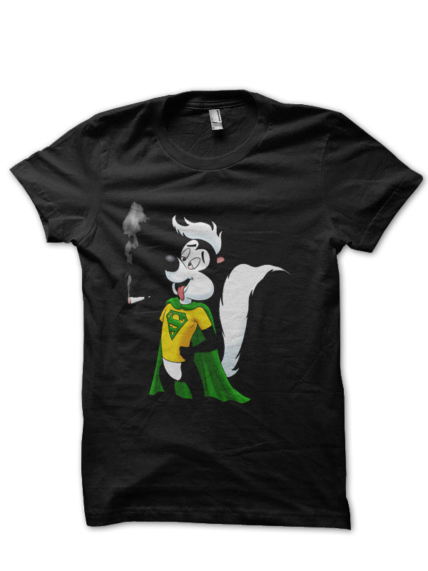 Super Skunk Black Half Sleeve T-Shirt Hoodie, Sweatshirt | CoreVibeTees.com
