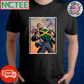 Super hero mage green man tear shirt