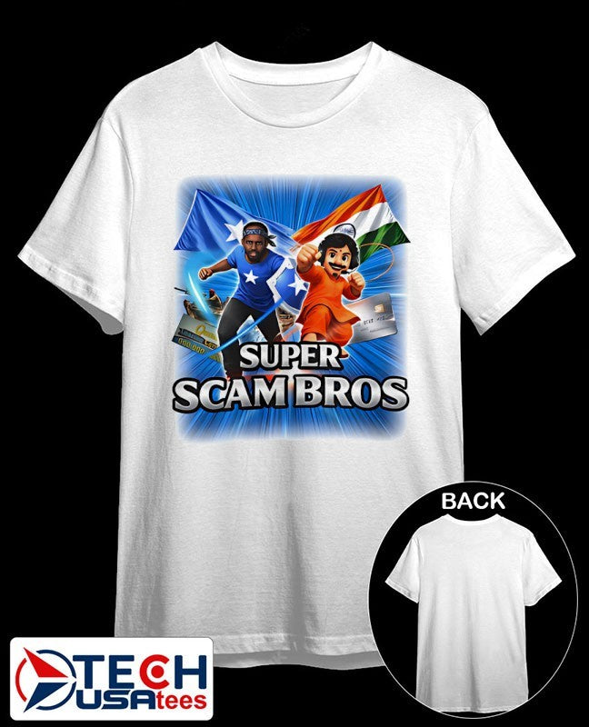 Super scam bros shirt