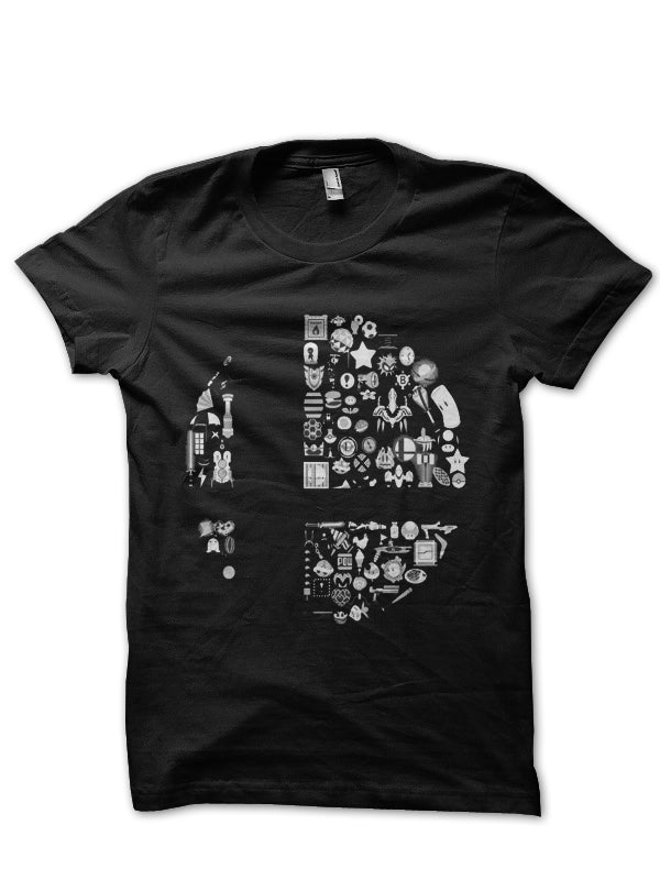 Super Smash Items Black Half Sleeve T-Shirt Hoodie, Sweatshirt | CoreVibeTees.com