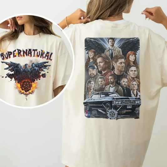 Supernatural  Shirt, Supernatural Vintage Shirt, Dean T Shirt Winchester Shirt,  Winchester Brothers Sweatshirt Hoodie