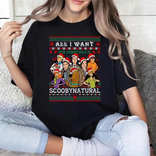 Supernatural Christmas T Shirt, Supernatural Vintage T Shirt, Gift For Woman and Man Unisex T-Shirt Sweatshirt Hoodie