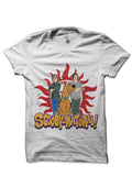 Scooby-Natural White T-Shirt Hoodie, Sweatshirt | CoreVibeTees.com