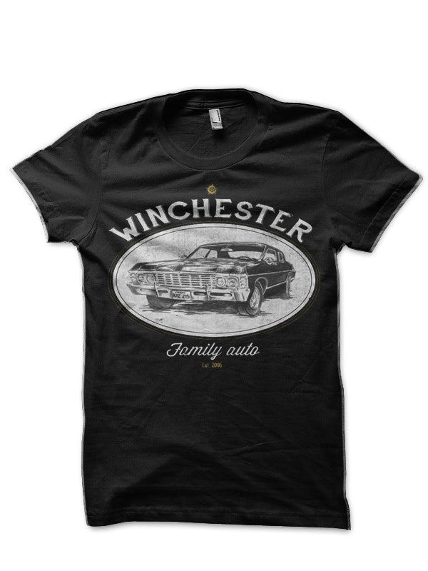Winchester Auto Black T-Shirt Hoodie, Sweatshirt | CoreVibeTees.com