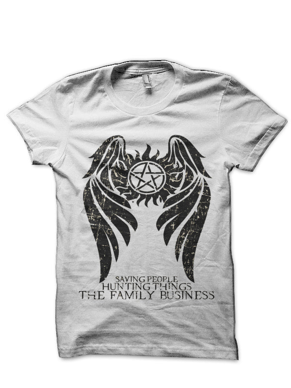 Winchester Bros White T-Shirt Hoodie, Sweatshirt | CoreVibeTees.com