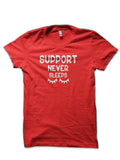 Support Never Sleeps Red T-Shirt Hoodie, Sweatshirt | CoreVibeTees.com