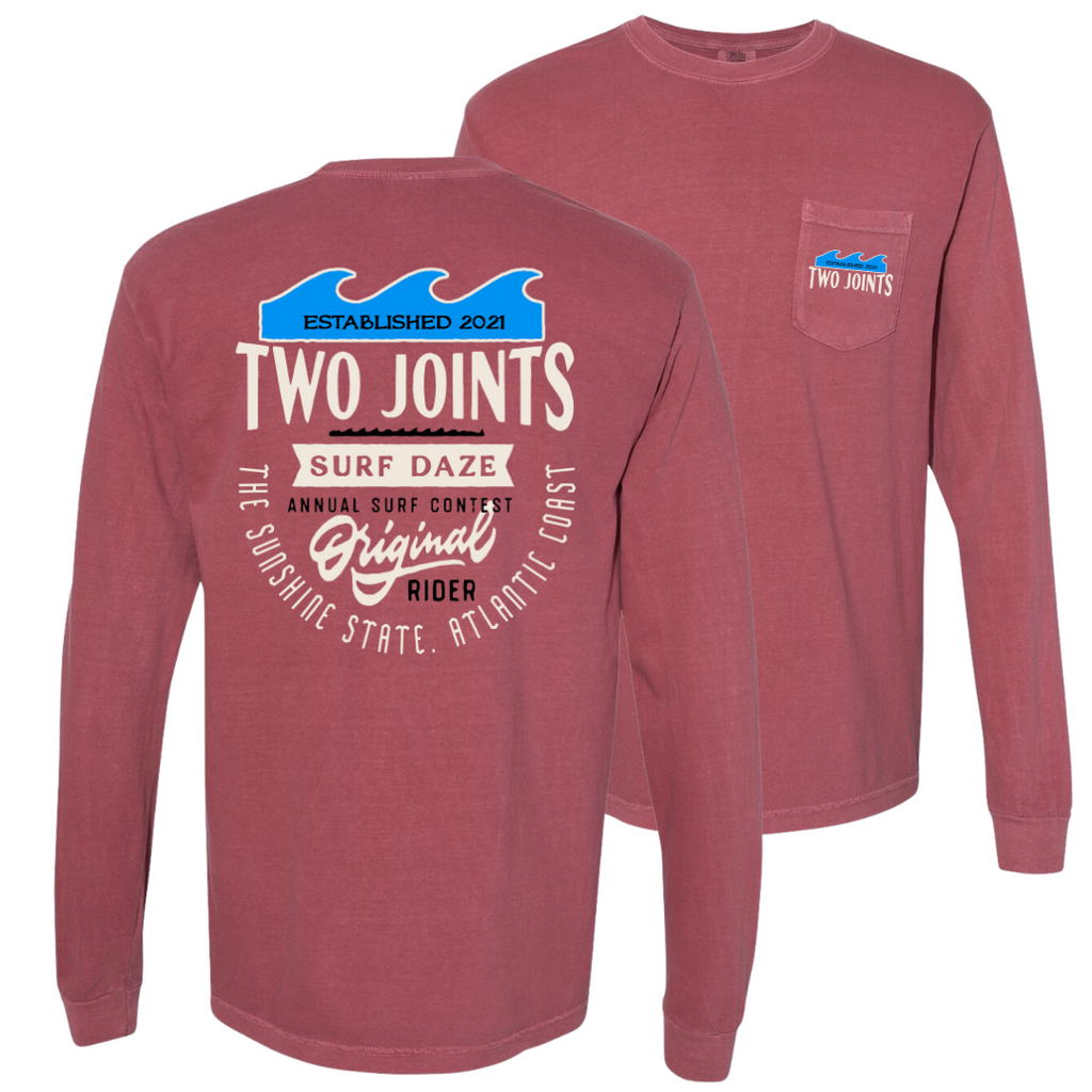 Surf Daze Long Sleeve Tee Hoodie, Sweatshirt | CoreVibeTees.com (Image 2)