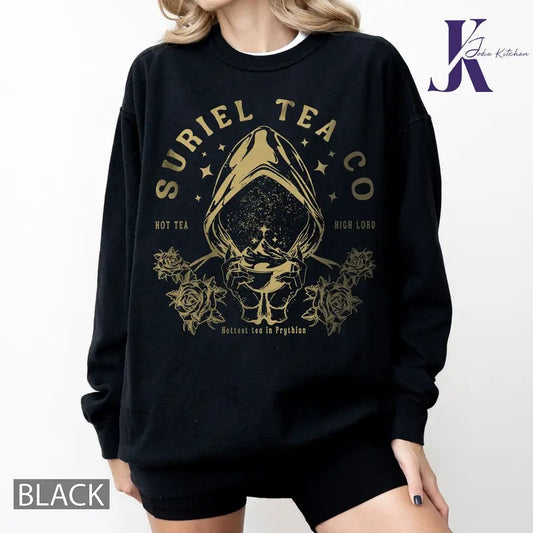 Suriel Tea Co Comfort colors bookish t-shirt, Suriel's Tearoom Shirt, ACOTAR merch gift, Suriel Tea Tshirt, sjm fan, Acotar SJM Trendy Merch