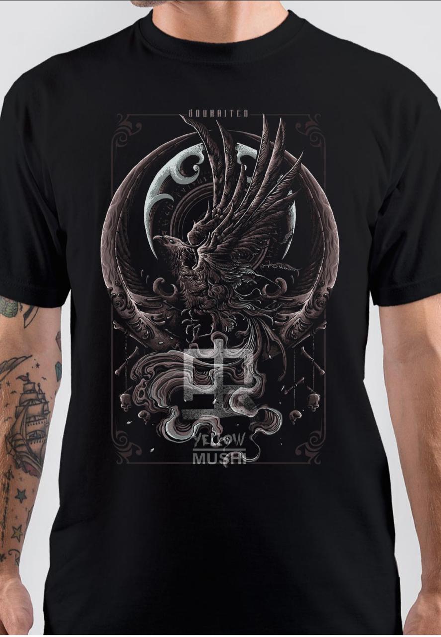 Suzaku Black T-Shirt Hoodie, Sweatshirt | CoreVibeTees.com