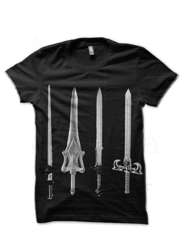 Swords of the 80s Black T-Shirt Hoodie, Sweatshirt | CoreVibeTees.com
