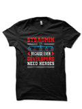 Sysadmin Black T-Shirt Hoodie, Sweatshirt | CoreVibeTees.com