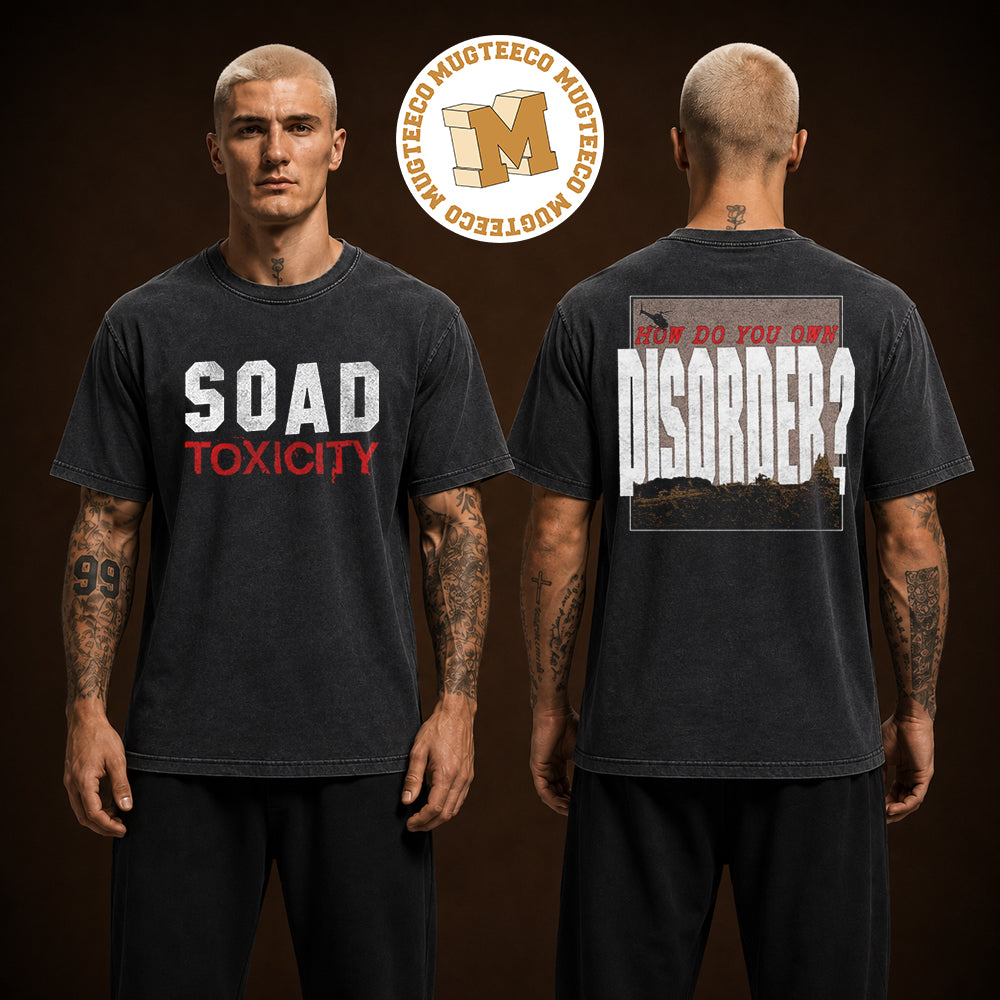 System Of A Down Toxicity Disorder 25 Anniversary Collection Two Sided Unisex T Shirt