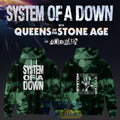 System of a Down UK & EU Tour 2026 Hoodie – Black/Green