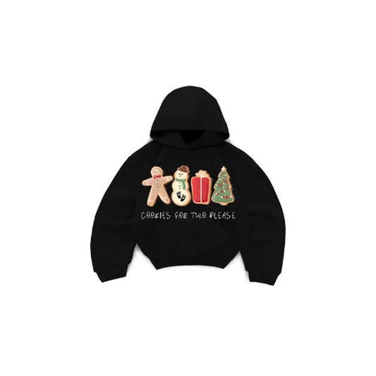 Christmas Cookies for Two Please Hoodie/Sweatshirt/T-Shirt - Unisex Style 100% Cotton - For Men, For Women