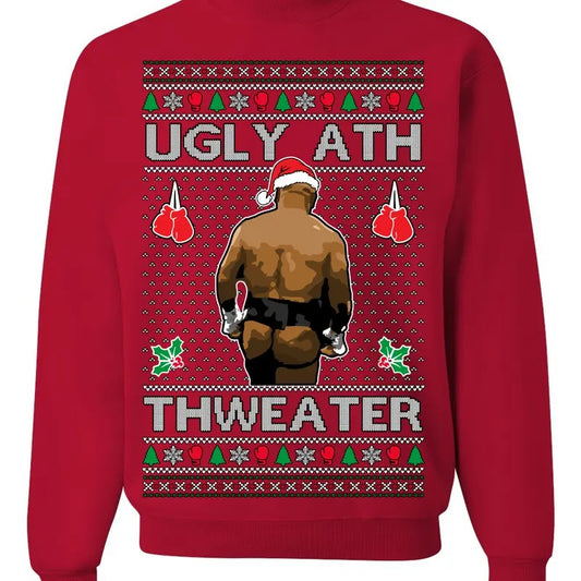 Ugly Ath Milk Tysin Fight Meme Ugly Christmas Crewneck Hoodie/Sweatshirt/T-Shirt, For Men, For Women - Unisex Style, 100% Cotton, Pullover unisex hoodie