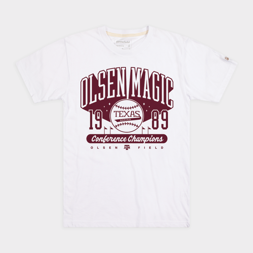 Texas A&M "Olsen Magic" Baseball 1989 Champs Tee Style001 Hoodie, Sweatshirt | CoreVibeTees.com