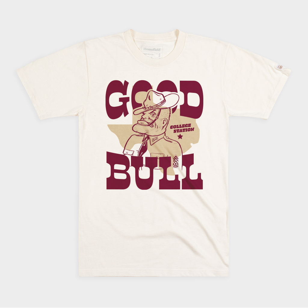 Texas A&M Ol' Sarge "Good Bull" Tee Hoodie, Sweatshirt | CoreVibeTees.com