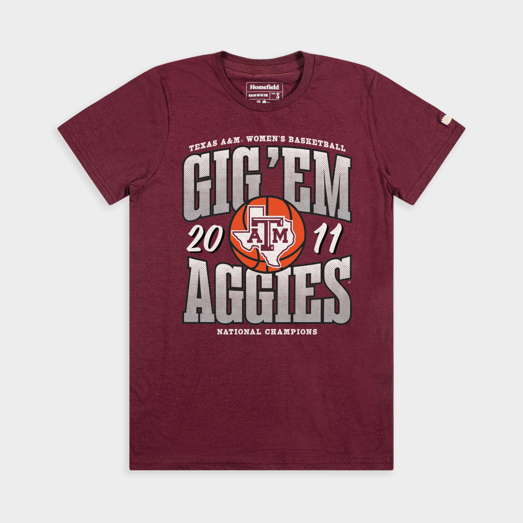 Texas A&M Women's Basketball 2011 National Champs Tee Hoodie, Sweatshirt | CoreVibeTees.com