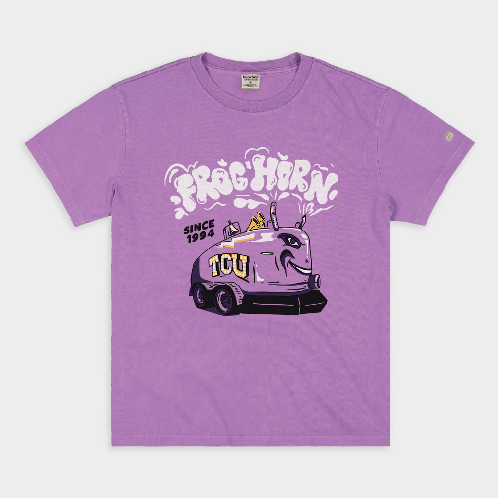 TCU Frog Horn Vintage Heavyweight Tee Style001 Hoodie, Sweatshirt | CoreVibeTees.com