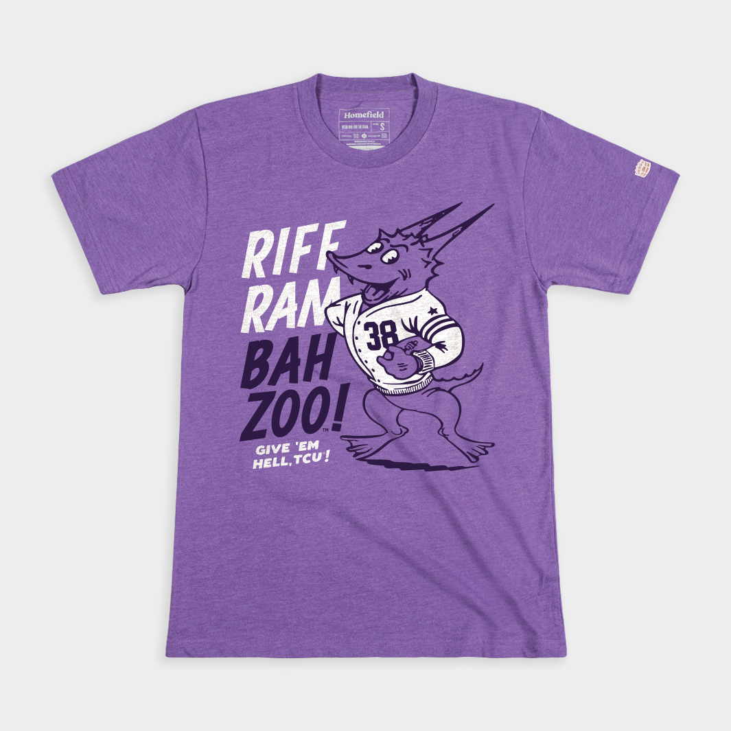 Riff Ram Bah Zoo Vintage TCU Cheer Tee Style001 Hoodie, Sweatshirt | CoreVibeTees.com (Image 1)