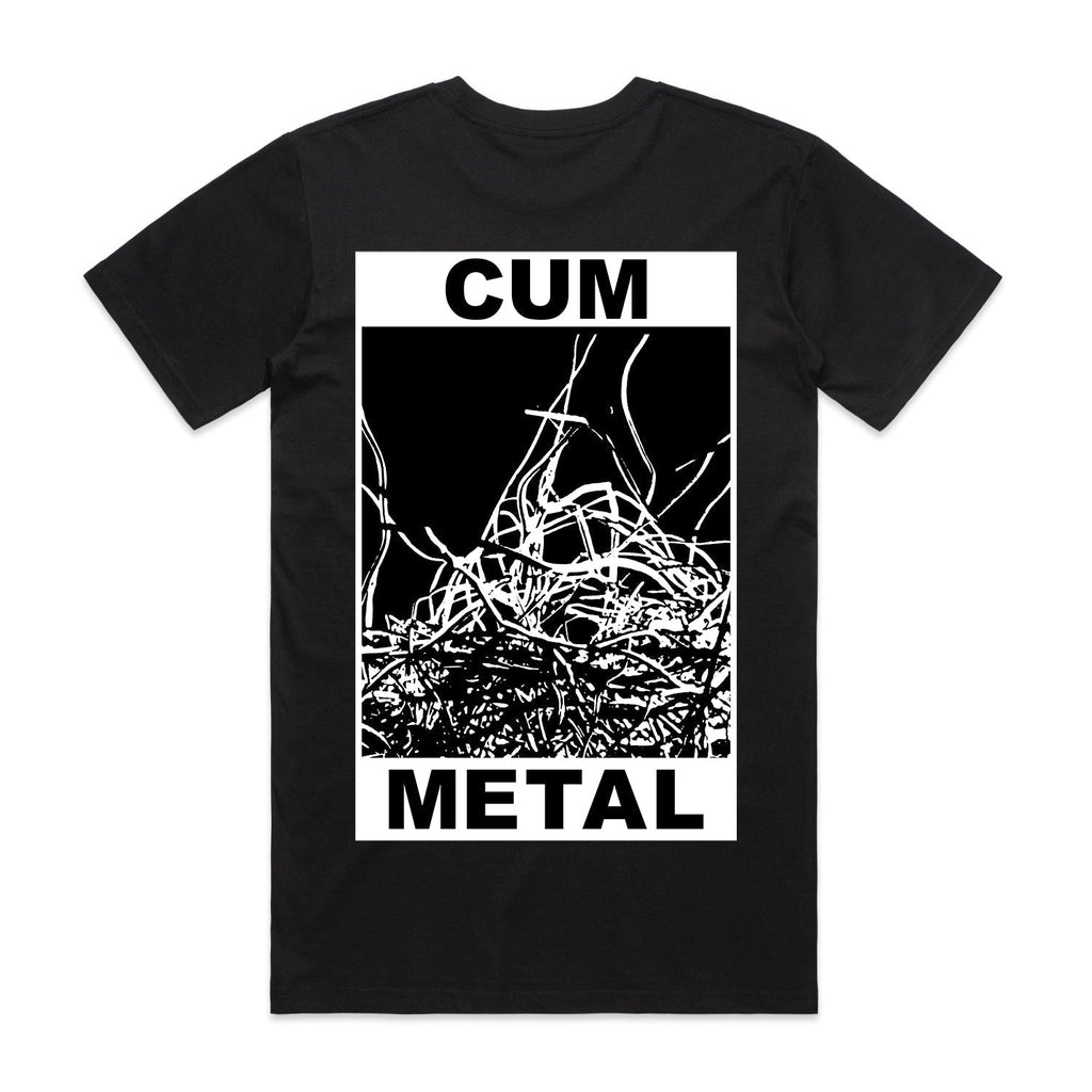 Cum Metal T-Shirt (Black) Hoodie, Sweatshirt | CoreVibeTees.com (Image 3)