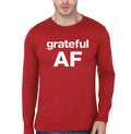 Sobriety and Recovery â€“ Grateful AF Full Sleeve T-Shirt Hoodie, Sweatshirt | CoreVibeTees.com