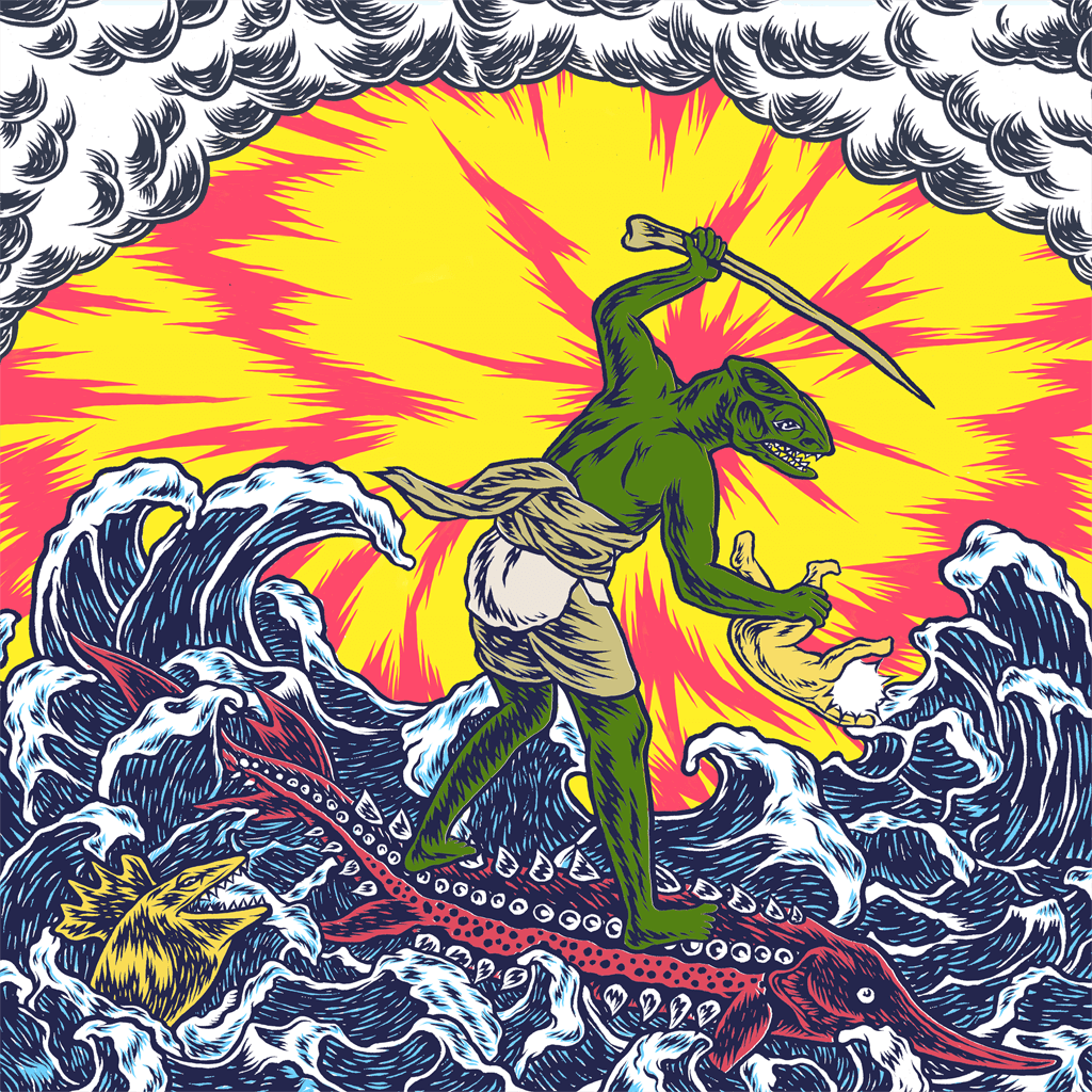 King Gizzard And The Lizard Wizard - Teenage Gizzard 12" LP T-Shirts, Hoodie, Sweatshirt | CoreVibeTees.com (Image 2)