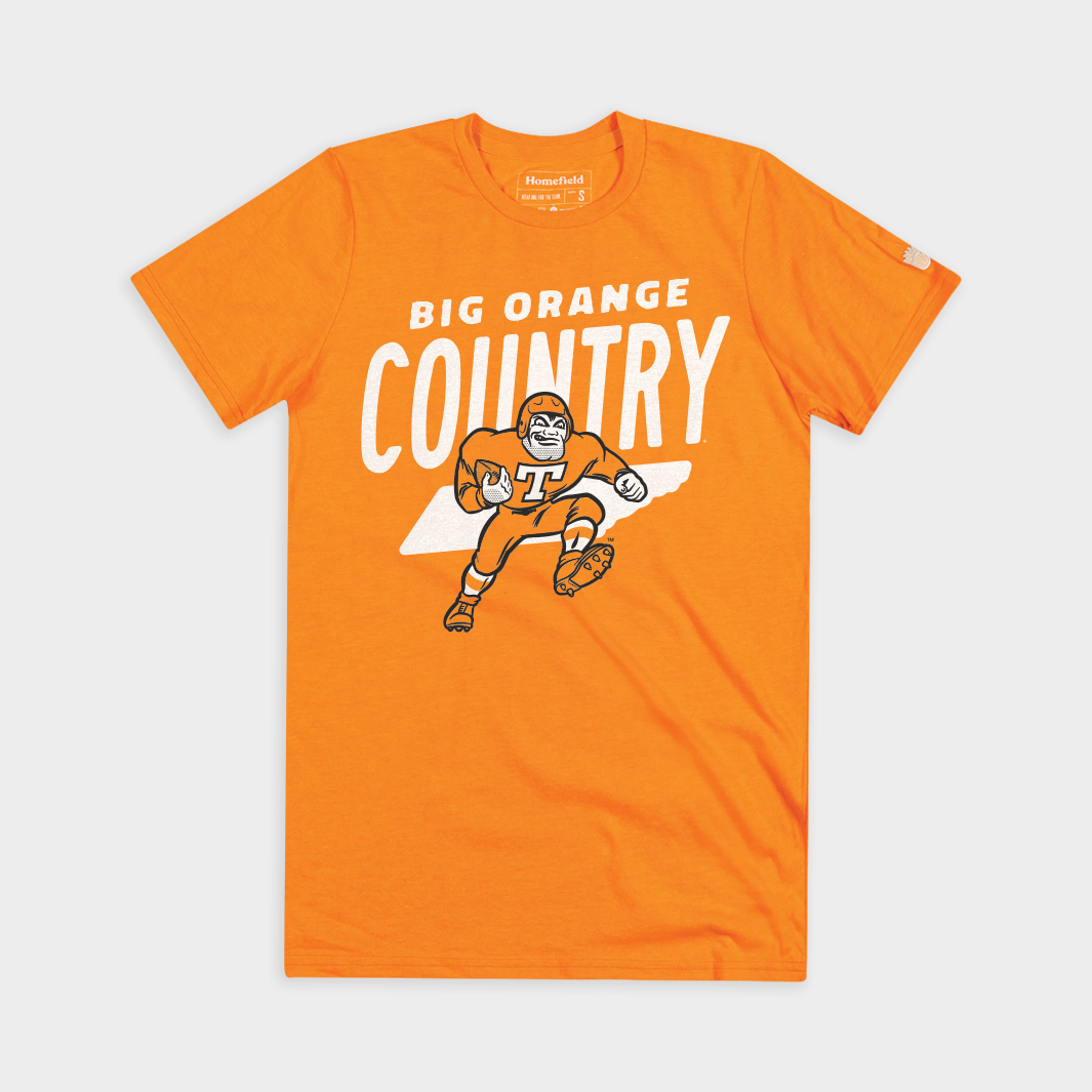 Tennessee "Big Orange Country" Retro Tee Style001 Hoodie, Sweatshirt | CoreVibeTees.com
