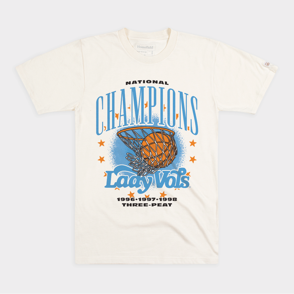 Tennessee Lady Vols 1996, 1997, 1998 National Champions Tee Hoodie, Sweatshirt | CoreVibeTees.com