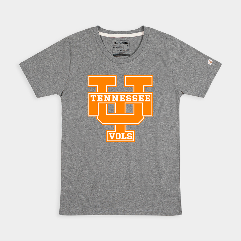 Tennessee Interlocked UT Retro Women's Tee Hoodie, Sweatshirt | CoreVibeTees.com