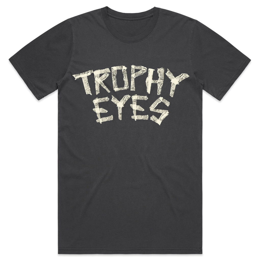 Tape Logo T-Shirt (Faded Black) Hoodie, Sweatshirt | CoreVibeTees.com (Image 1)