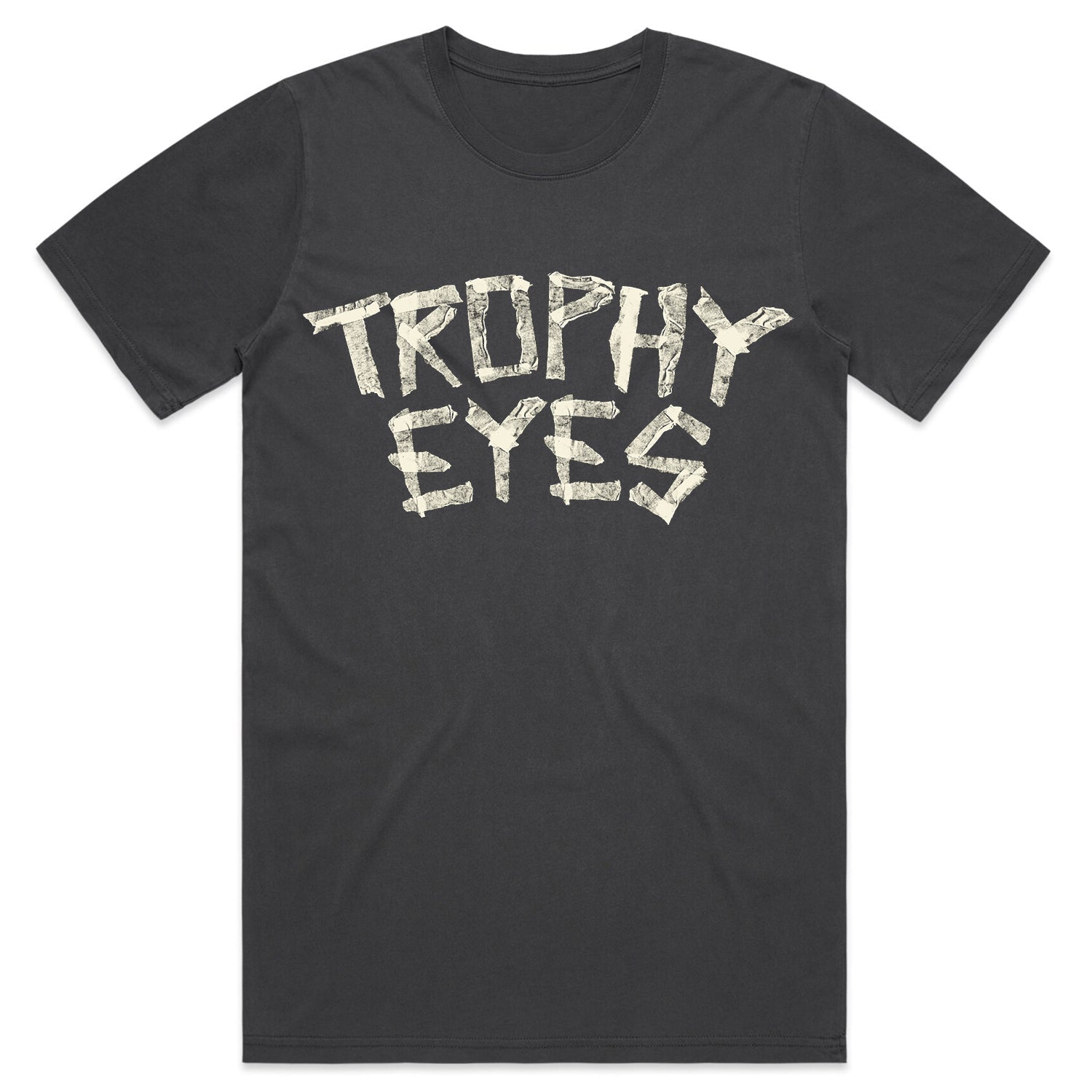 Tape Logo T-Shirt (Faded Black) Hoodie, Sweatshirt | CoreVibeTees.com (Image 1)