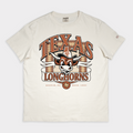 Texas Longhorns Retro Logo Vintage Heavyweight Tee Hoodie, Sweatshirt | CoreVibeTees.com (Image 1)