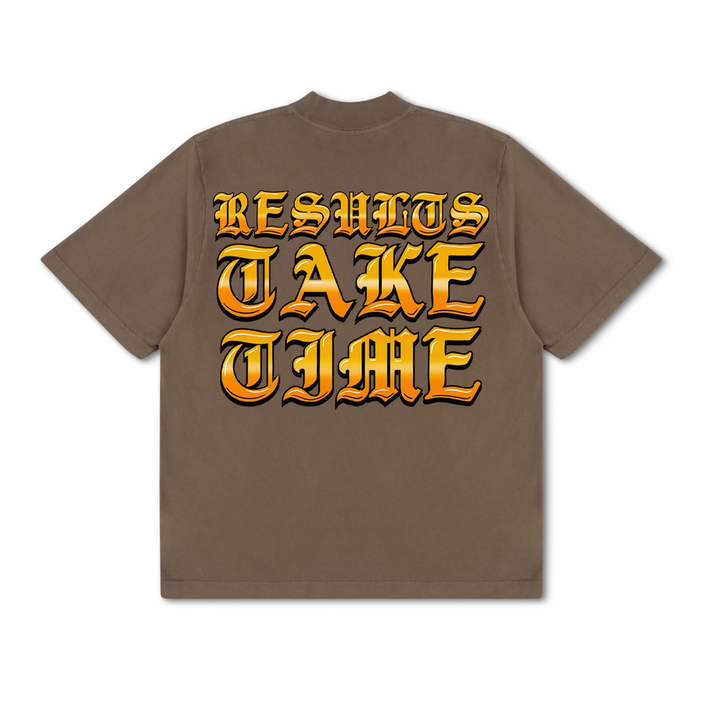 RESULTS TAKE TIME TEE - [MOCK NECK] Hoodie, Sweatshirt | CoreVibeTees.com (Image 2)