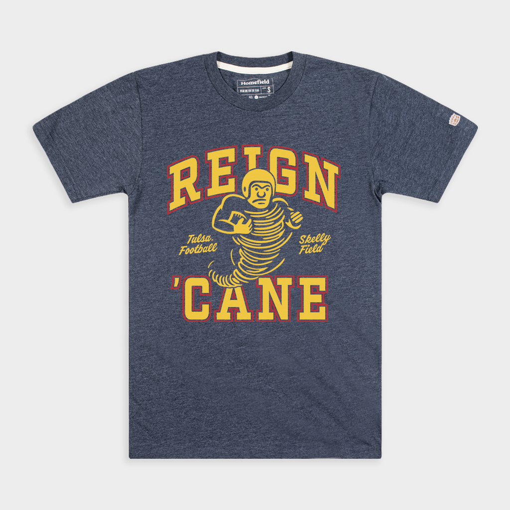 Tulsa Football "Reign 'Cane" Tee Style001 Hoodie, Sweatshirt | CoreVibeTees.com (Image 1)